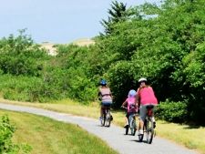 photo of bike trails nearby Cape Cod campgrounds