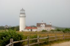 Image of Highland Light one of the many Cape Cod attractions in North Truro, it is the oldest active lighthouse on Cape Cod