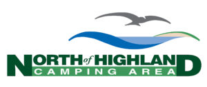 logo for North of Highland Camping Area on Cape Cod